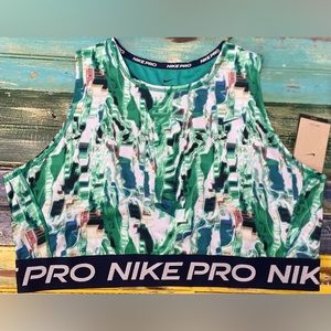 Nike Pro Cropped Tank Top NWT XXL